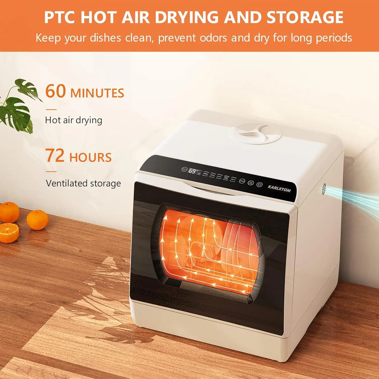 Mini Tabletop Dishwasher